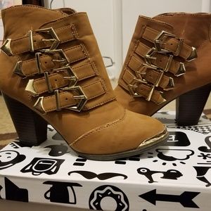 Tan Booties
